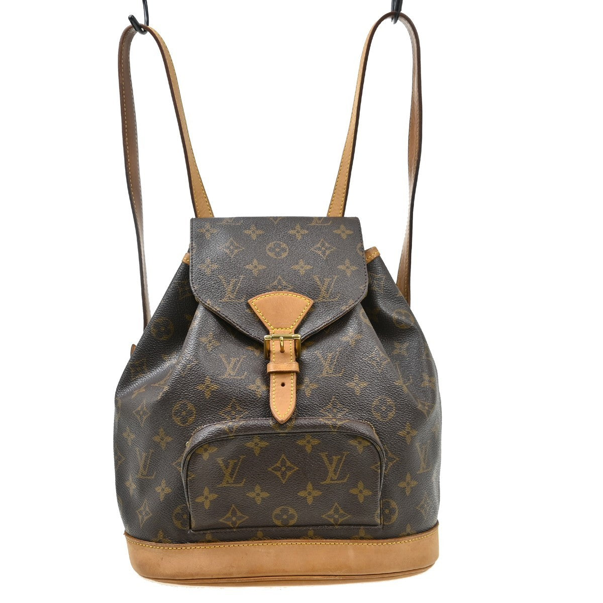 Louis Vuitton Vintage Montsouris Backpack Monogram Canvas, Brown, Canvas, Backpack