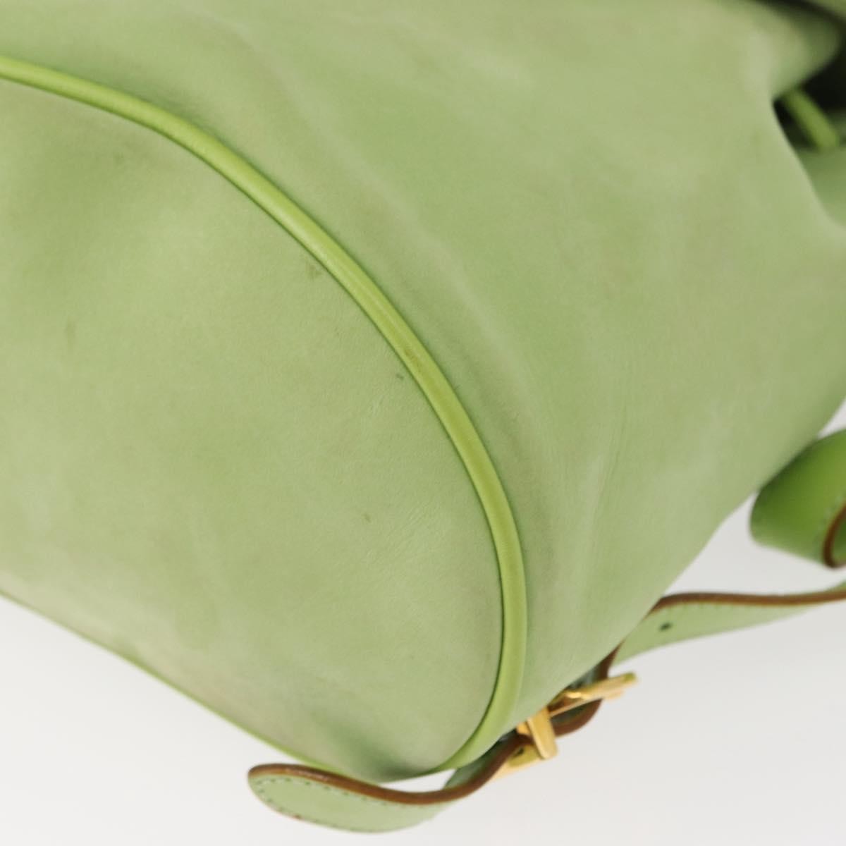 Salvatore Ferragamo Gancini Backpack Suede, GREEN, SUEDE, Backpack