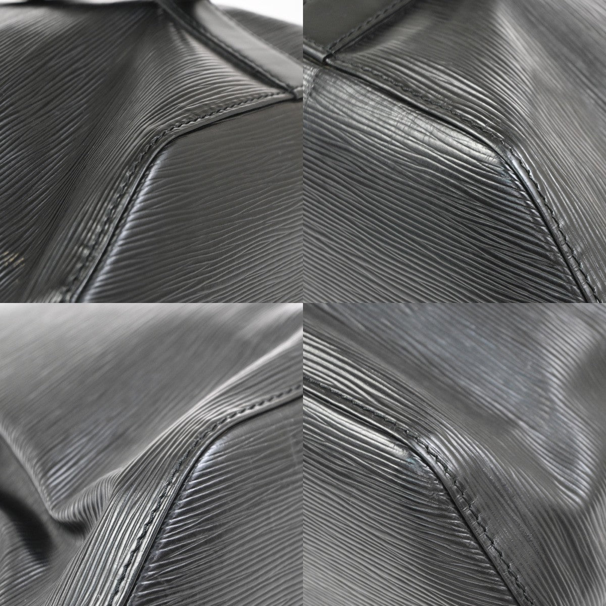 Louis Vuitton Sac a Dos Drawstring Backpack Epi Leather, BLACK, LEATHER, Backpack