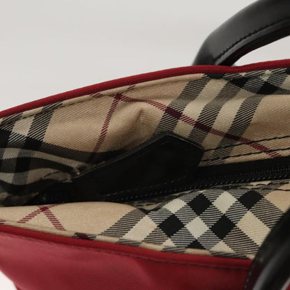 Burberry Nova Check Tote Nylon, RED, NYLON, Tote bag