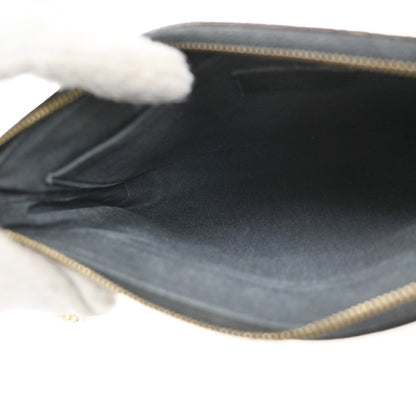 Louis Vuitton Pallas Clutch Monogram Canvas with Leather, BROWN, CANVAS, Clutche & pouche