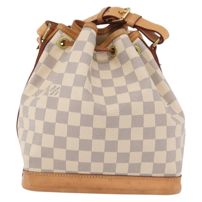 Louis Vuitton Noe Handbag Damier, White, Canvas, Handbag