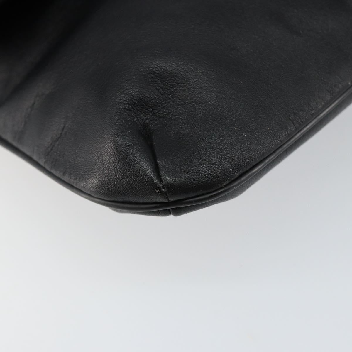 Givenchy 4G pouch Leather, BLACK, LEATHER, Clutche & pouche
