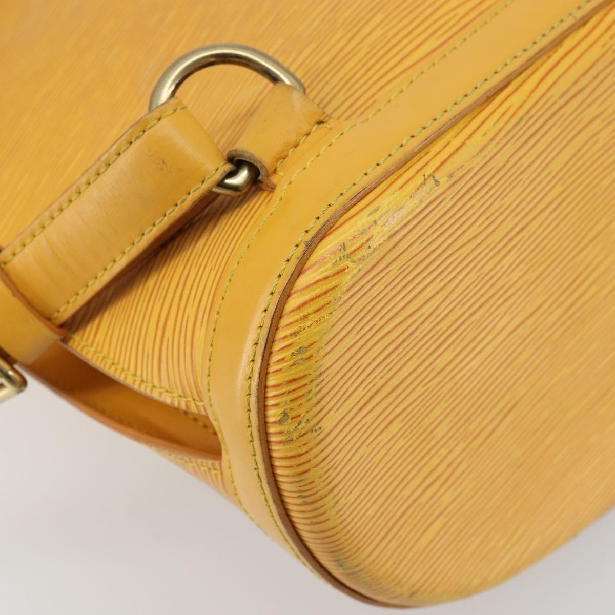 Louis Vuitton Gobelins Backpack Epi Leather, Yellow, Leather, Backpack
