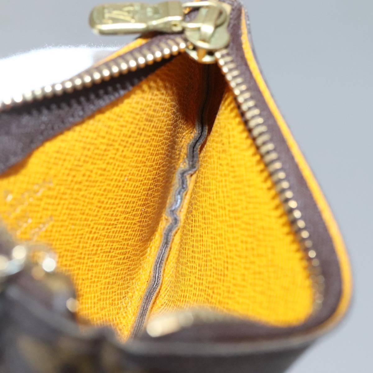 Louis Vuitton Pochette Clés Monogram Empreinte, BROWN, CANVAS, Wallets