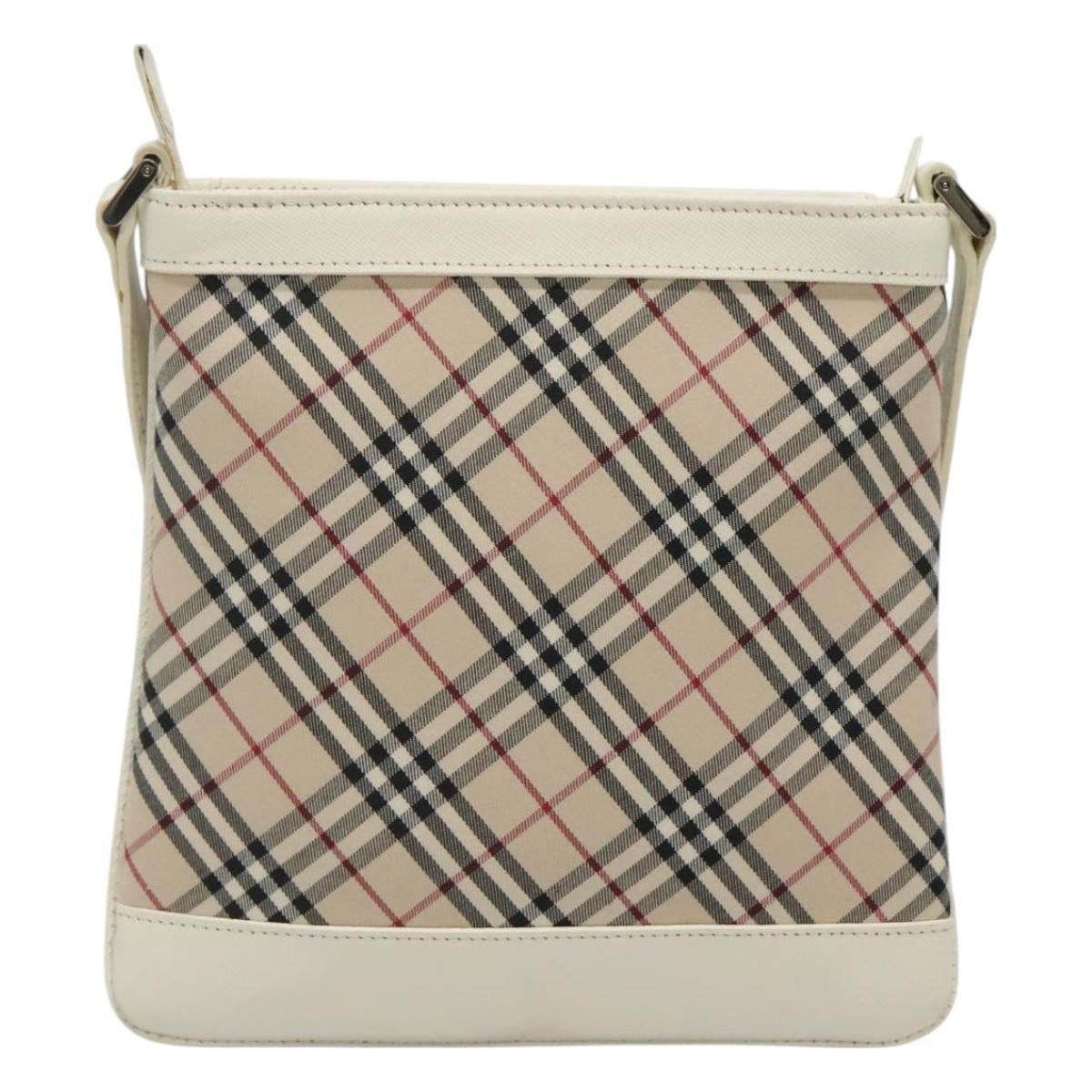 Burberry Zip Crossbody Bag Canvas, BEIGE, CANVAS, Shoulder bag