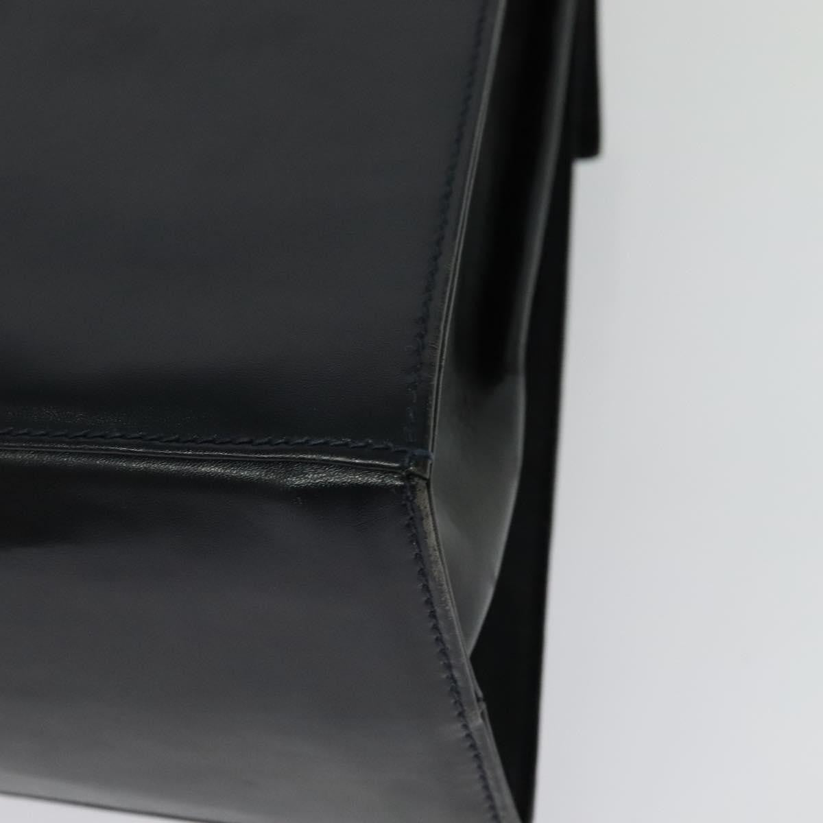 Salvatore Ferragamo Gancini Convertible Top Handle Bag Leather, BLACK, LEATHER, Handbag