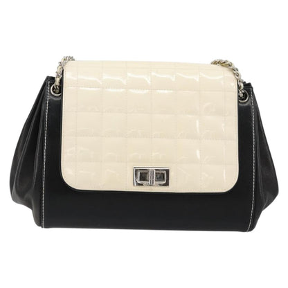 Chanel Chocolate Bar Accordion Reissue Flap Bag Quilted Lambskin, Black, Leather, Handbag