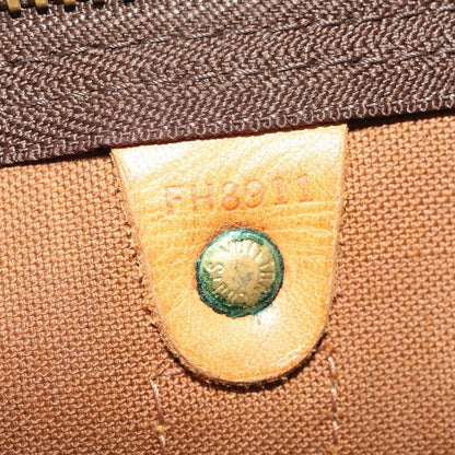 Louis Vuitton Keepall Bag Monogram Canvas, BROWN, CANVAS, Travel bag