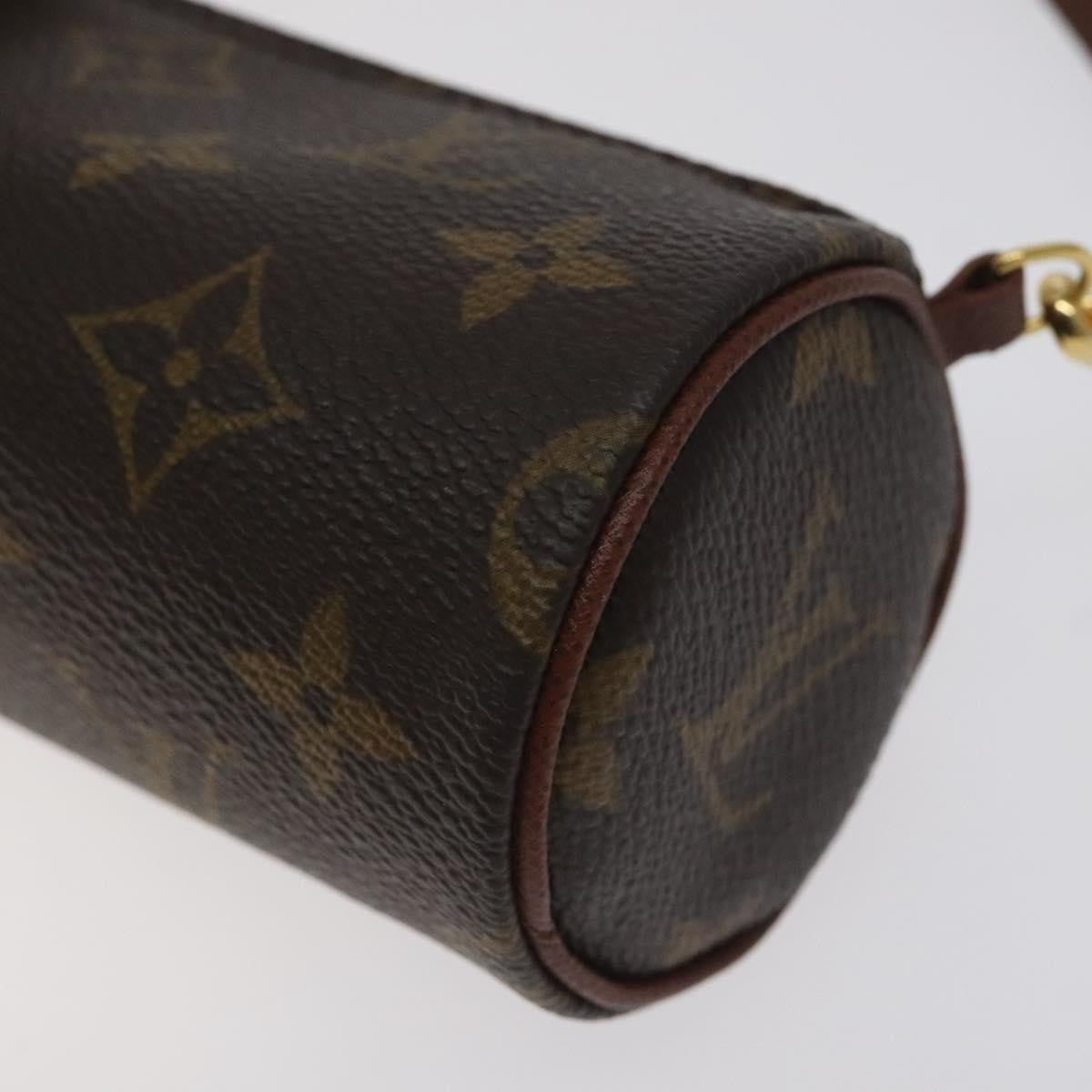 Louis Vuitton Papillon Pochette Monogram Canvas, BROWN, CANVAS, Handbag