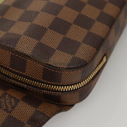 Louis Vuitton Geronimos Waist Bag Damier, BROWN, CANVAS, Travel bag