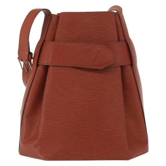 Louis Vuitton Vintage Sac d'Epaule Handbag Epi Leather, BROWN, LEATHER, Shoulder bag