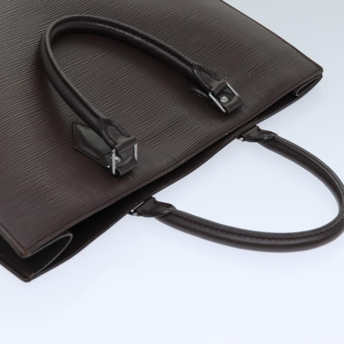 Louis Vuitton Sac Plat Bag Epi Leather, BROWN, LEATHER, Handbag