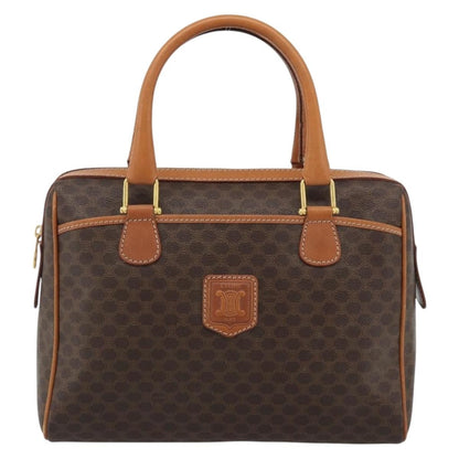 Celine Vintage Macadam Boston bag Canvas, Brown, Canvas, Handbag