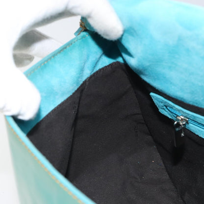 Fendi Forever Big Mama Bag Patent, GREEN, PATENT_LEATHER, Shoulder bag