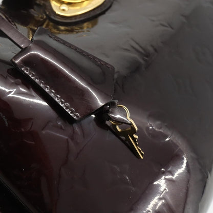 Louis Vuitton Melrose Avenue Handbag Monogram Vernis, Burgundy, Patent Leather, Handbag