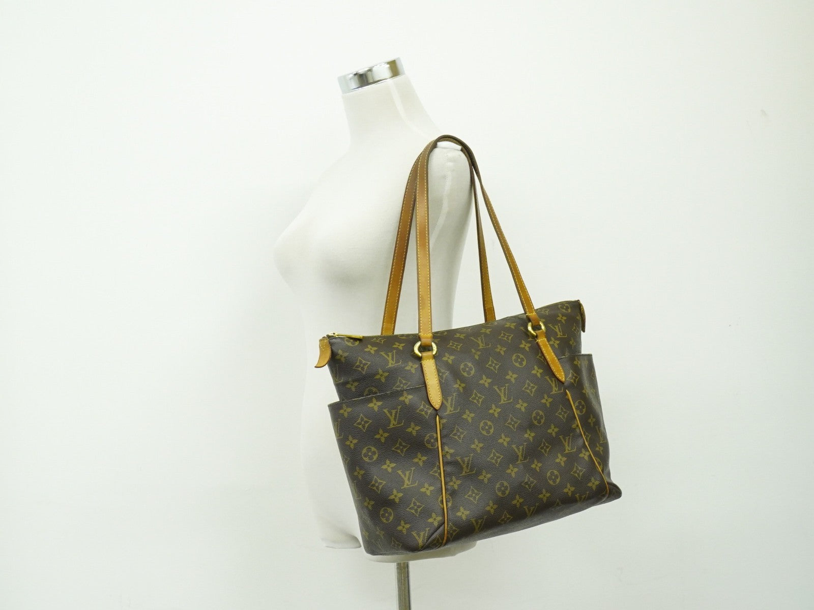 Louis Vuitton Totally Handbag Monogram Canvas, BROWN, CANVAS, Tote bag