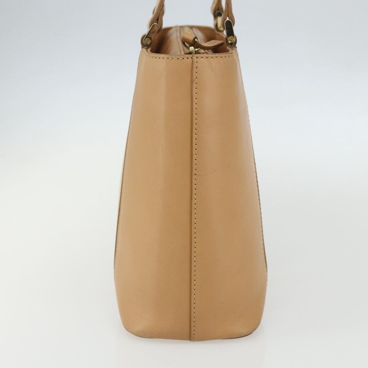 Burberry Vintage Handbag Leather, BEIGE, LEATHER, Handbag