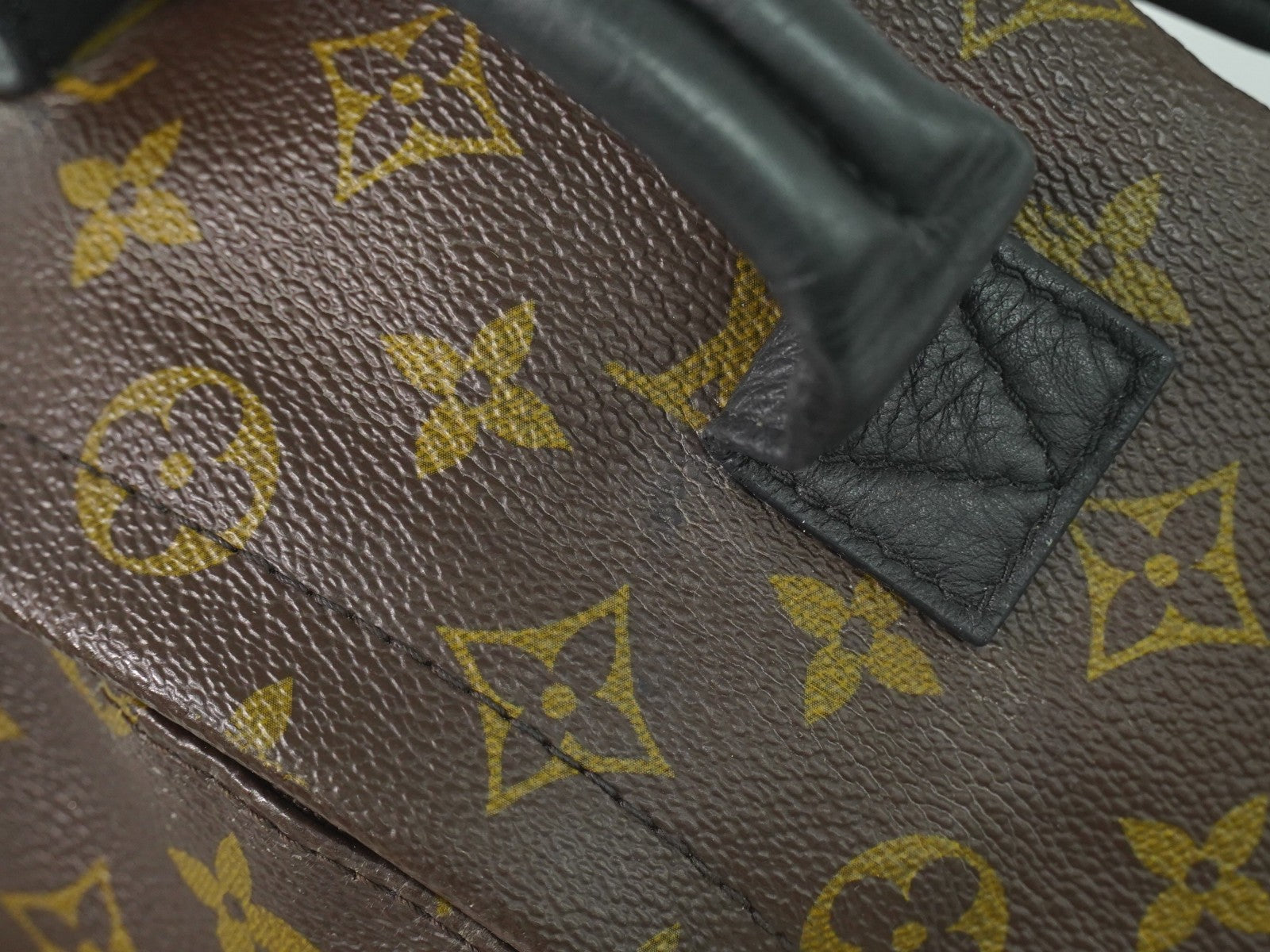 Louis Vuitton Palm Springs Backpack Monogram Canvas, BROWN, CANVAS, Backpack