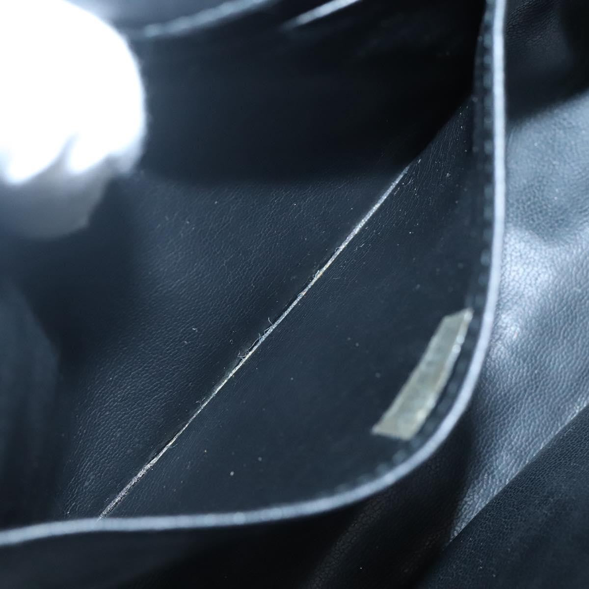 Chanel Vintage Full Flap Bag Quilted Lambskin, BLACK, LEATHER, Handbag