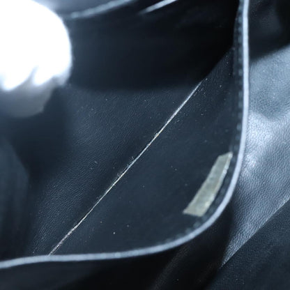 Chanel Vintage Full Flap Bag Quilted Lambskin, BLACK, LEATHER, Handbag