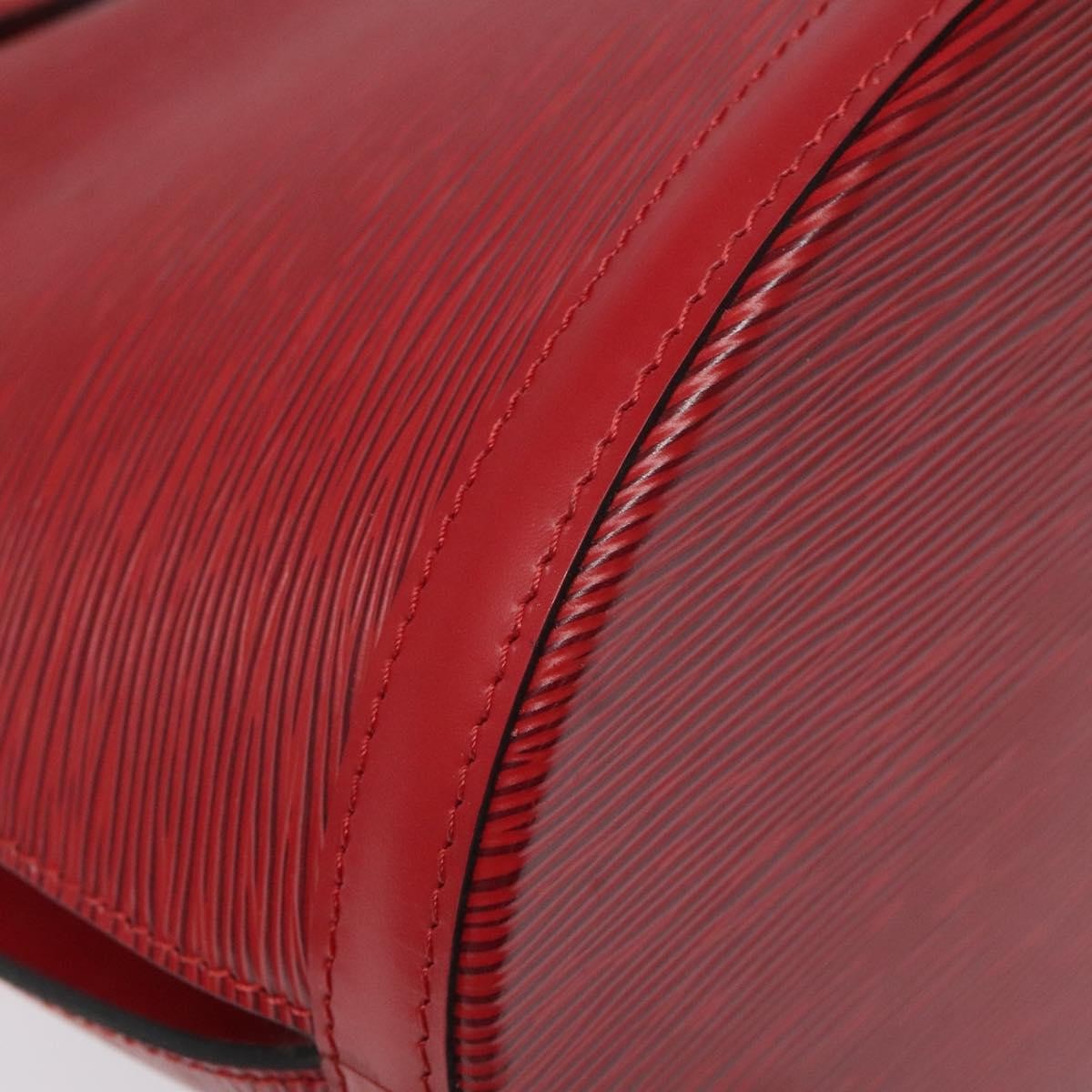 Louis Vuitton Cluny Shoulder Bag Epi Leather, RED, LEATHER, Shoulder bag