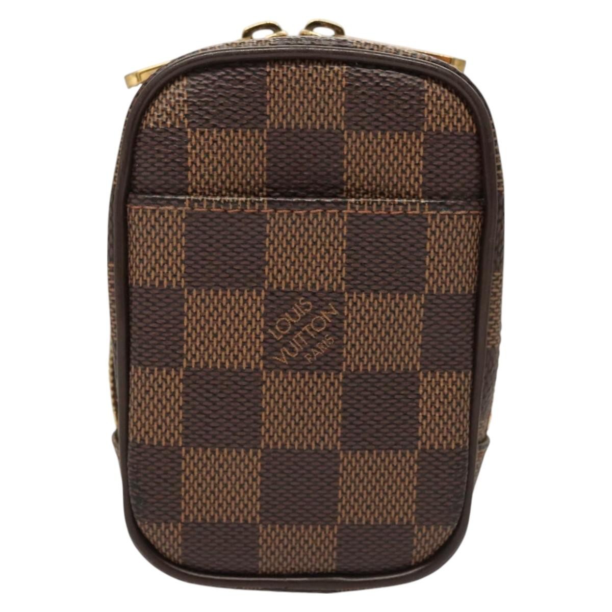 Louis Vuitton Etui Okapi Camera Case Damier, BROWN, CANVAS, Travel bag