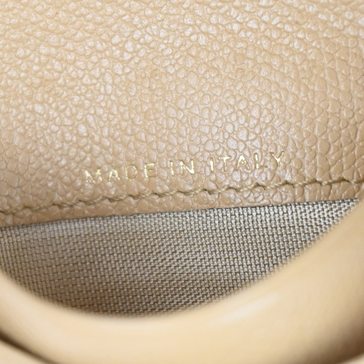 Chanel CC Trifold Flap Wallet Leather, BEIGE, LEATHER, Wallets