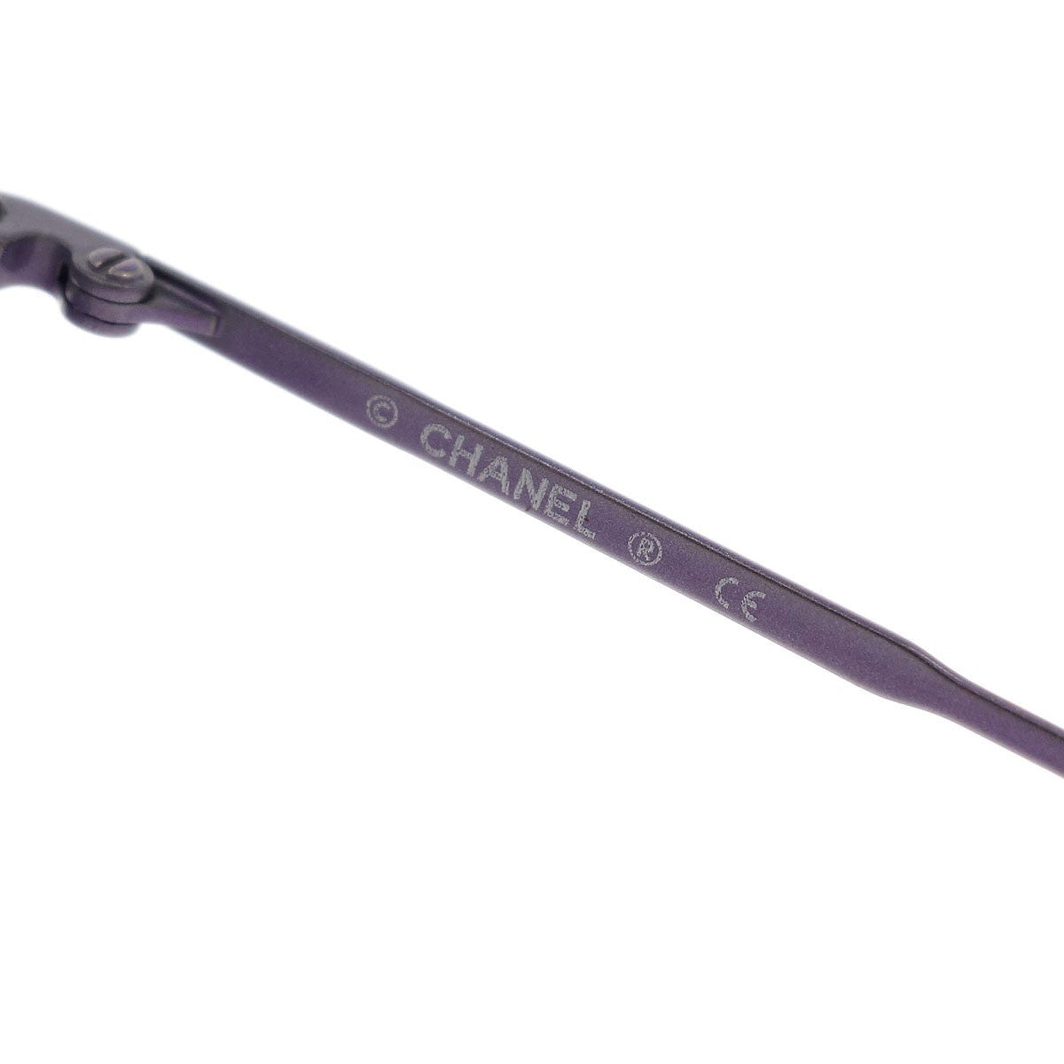 Chanel CHANEL Logo Sunglasses Eye Wear Plastic, Black, Plastic, Sunglasses