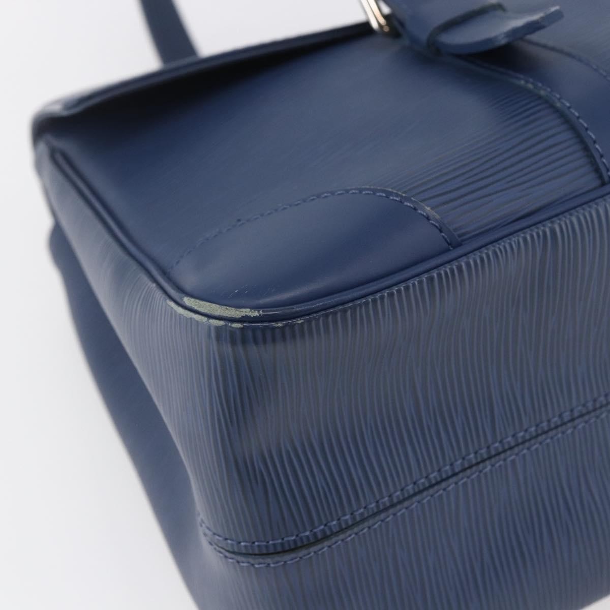 Louis Vuitton Segur Handbag Epi Leather, BLUE, LEATHER, Handbag