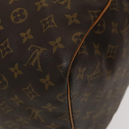 Louis Vuitton Keepall Bag Monogram Canvas, BROWN, CANVAS, Travel bag