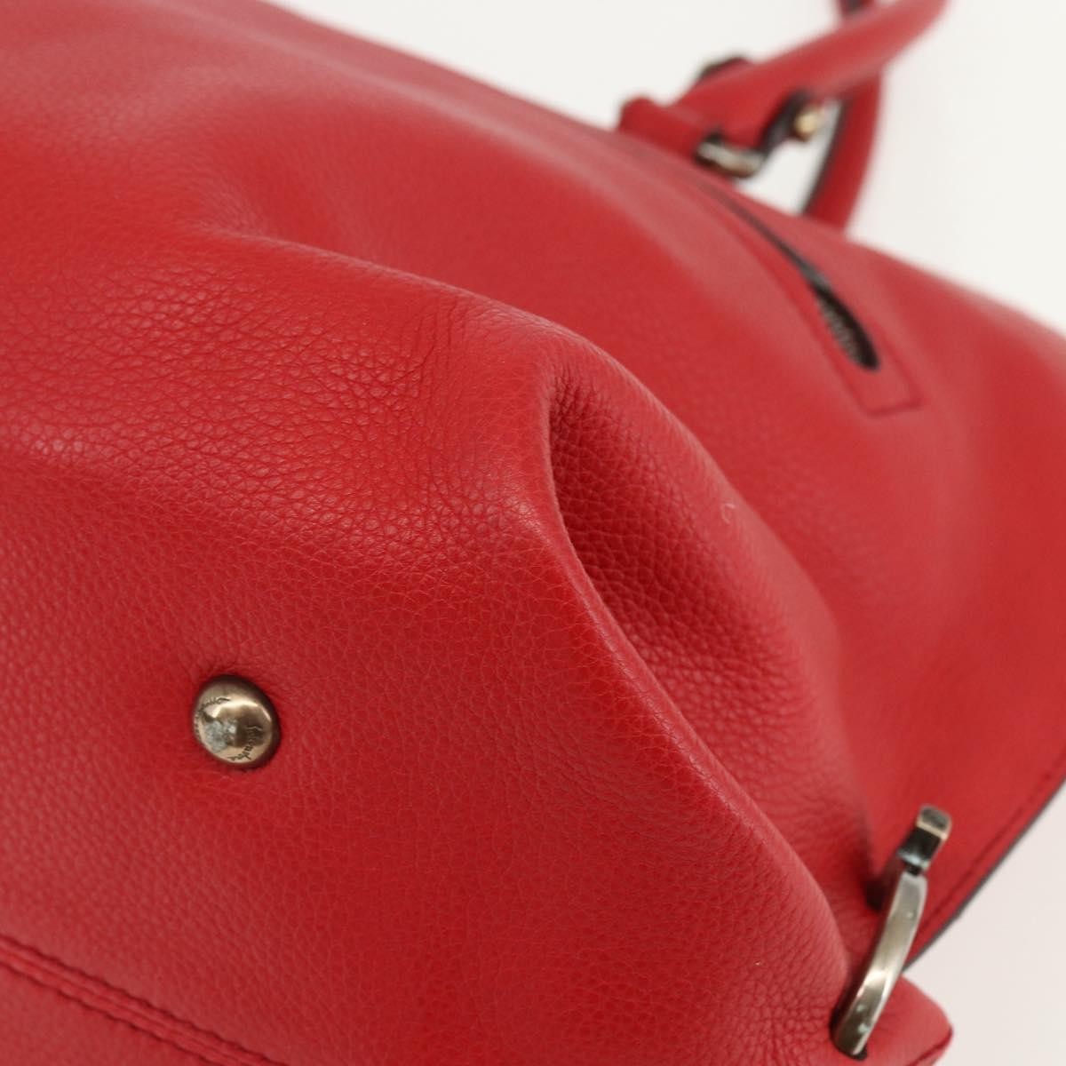Salvatore Ferragamo Soft Sofia Tote Leather, RED, LEATHER, Tote bag