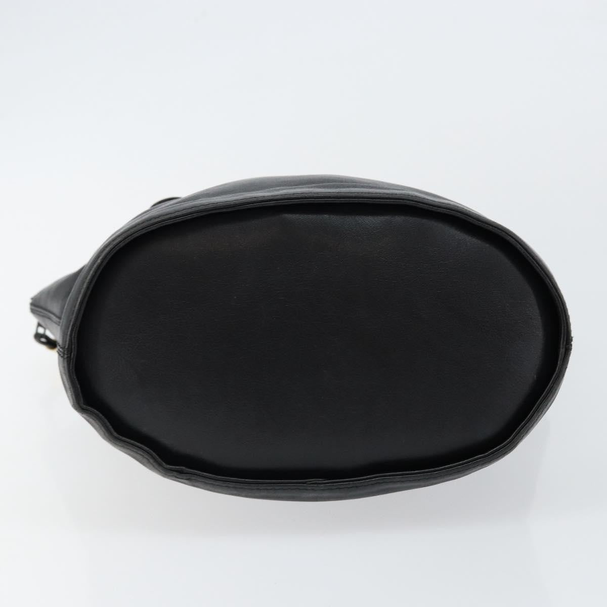 Loewe Anagram handbag Leather, BLACK, LEATHER, Handbag