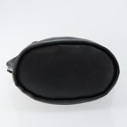 Loewe Anagram handbag Leather, BLACK, LEATHER, Handbag
