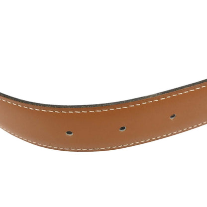 Hermes Constance Reversible Belt Leather, BLACK, LEATHER, Belts