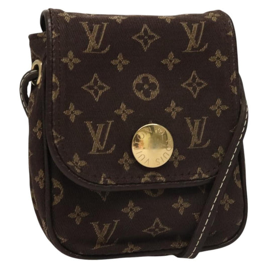 Louis Vuitton Cancun Pochette Monogram Mini Canvas, BROWN, CANVAS, Clutche & pouche