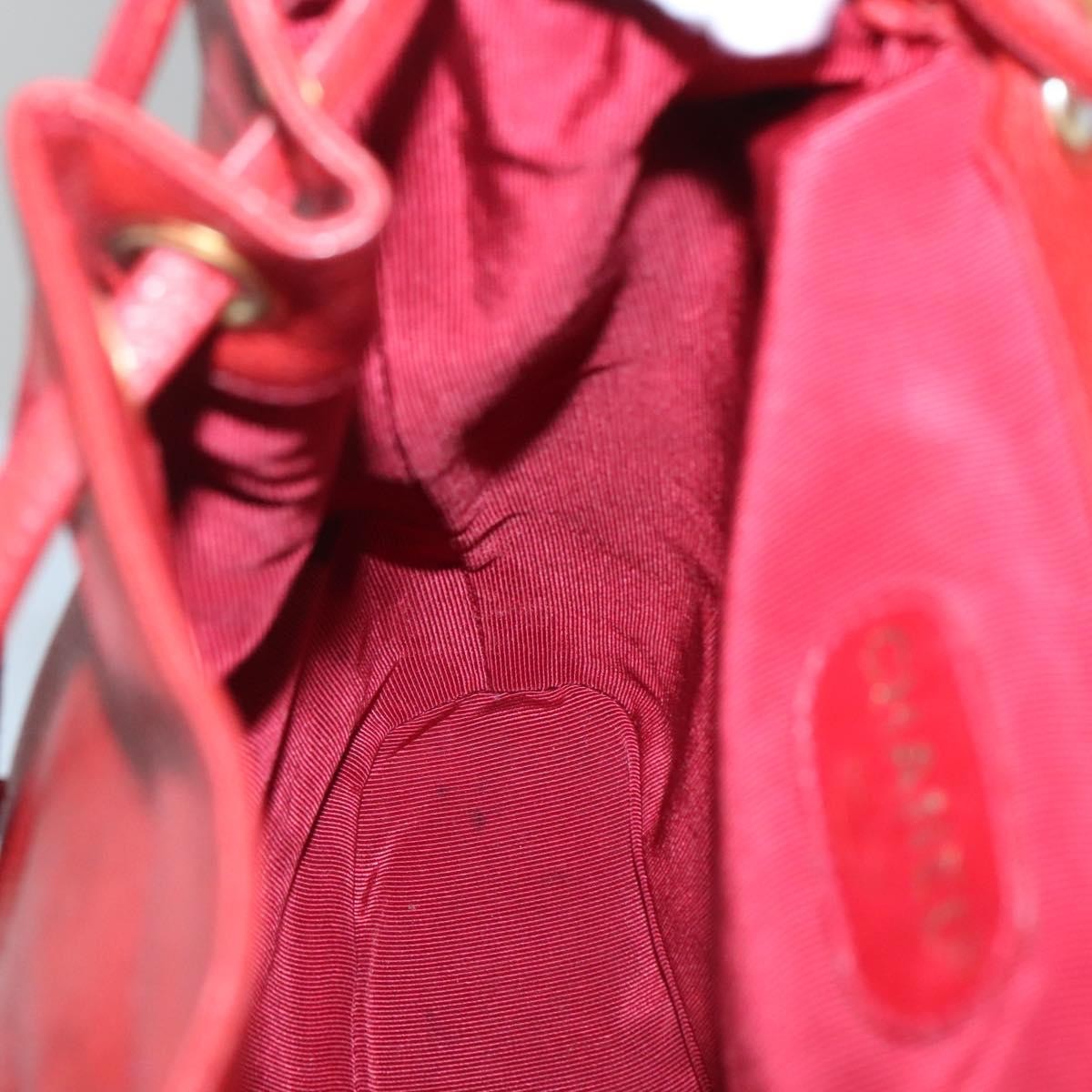 Chanel Vintage Backpack Caviar, RED, LEATHER, Backpack