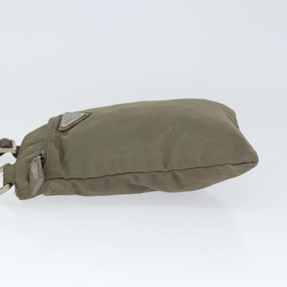Prada Front Pocket Messenger Bag Tessuto, KHAKI, NYLON, Shoulder bag