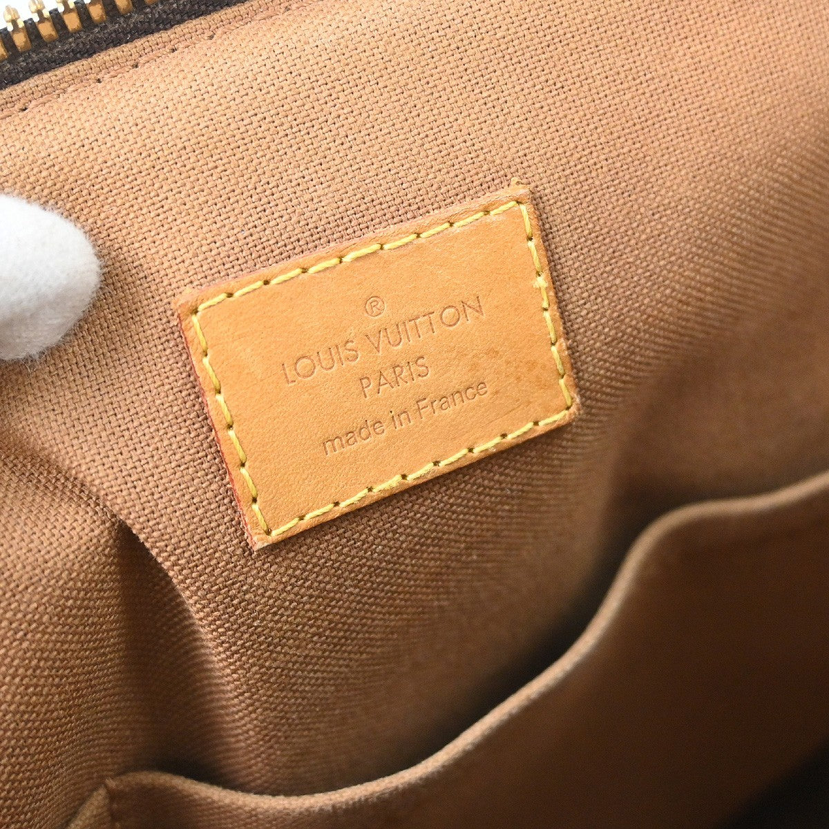 Louis Vuitton Tivoli Handbag Monogram Canvas, BROWN, CANVAS, Shoulder bag