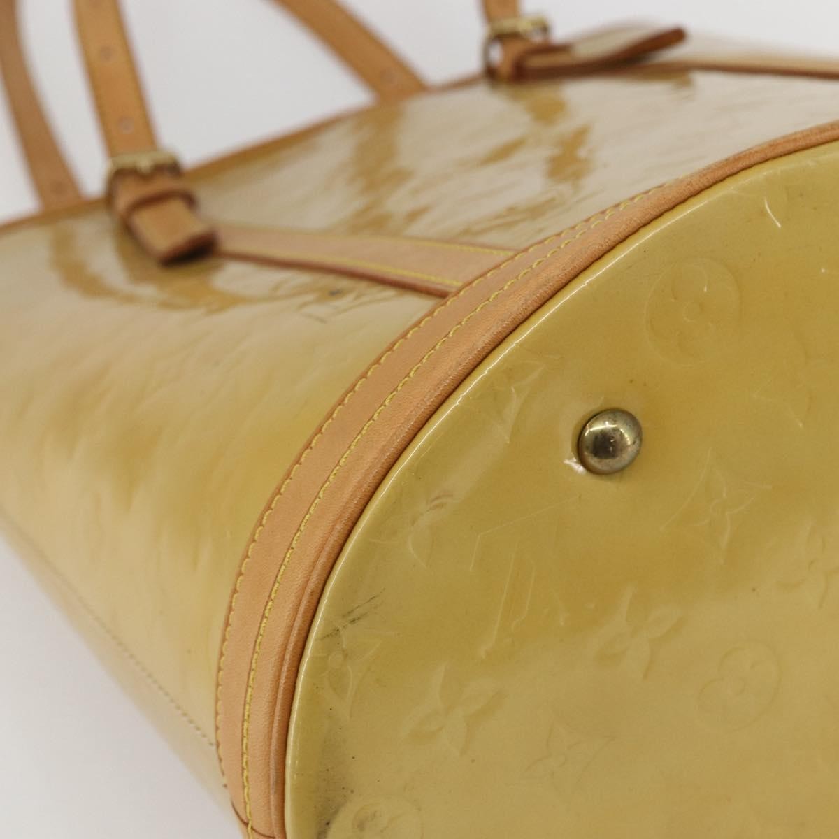 Louis Vuitton Bucket Bag Monogram Vernis, BEIGE, PATENT_LEATHER, Shoulder bag