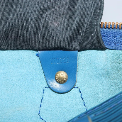 Louis Vuitton Speedy Handbag Epi Leather, BLUE, LEATHER, Handbag