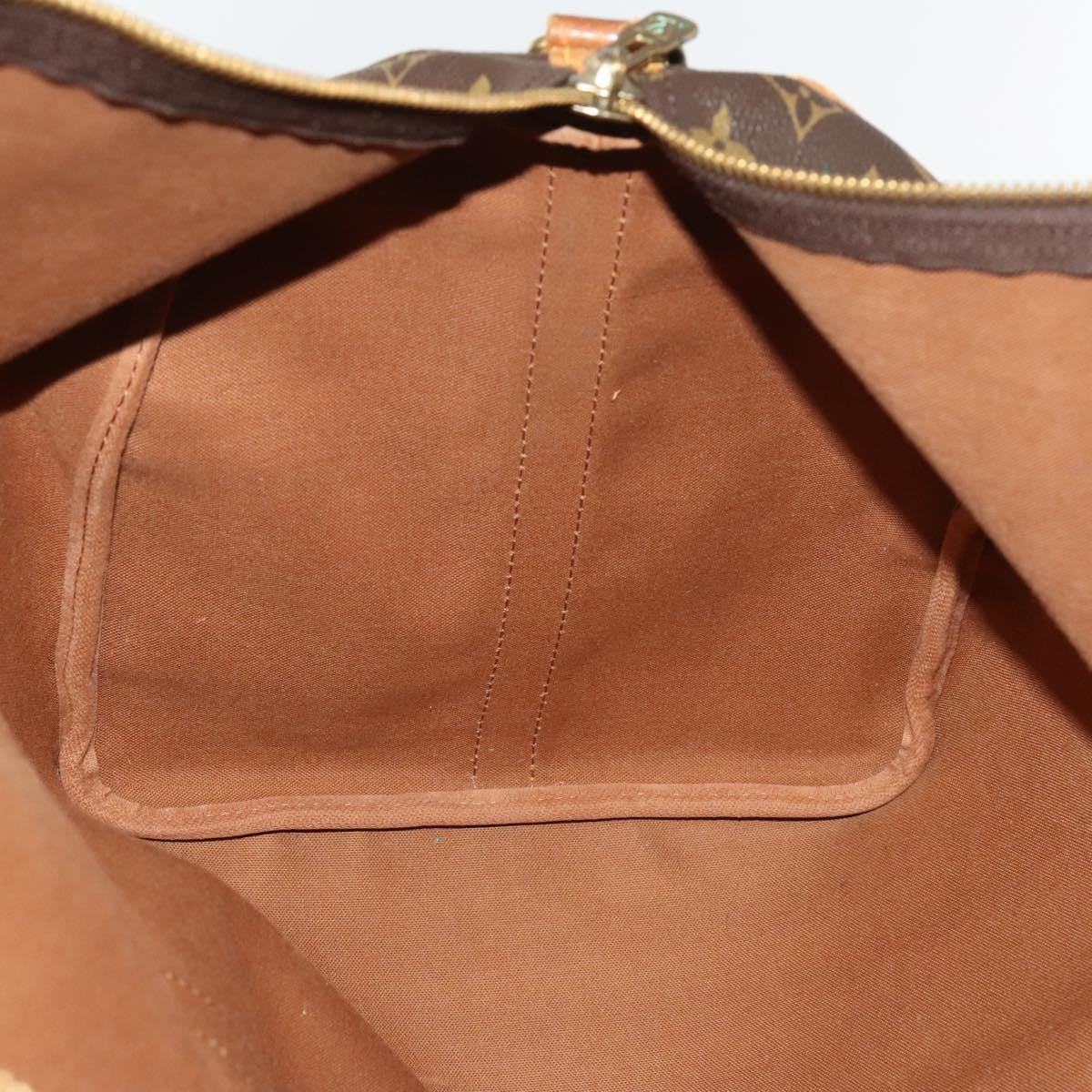 Louis Vuitton Keepall Bandouliere Bag Monogram Canvas, BROWN, CANVAS, Travel bag