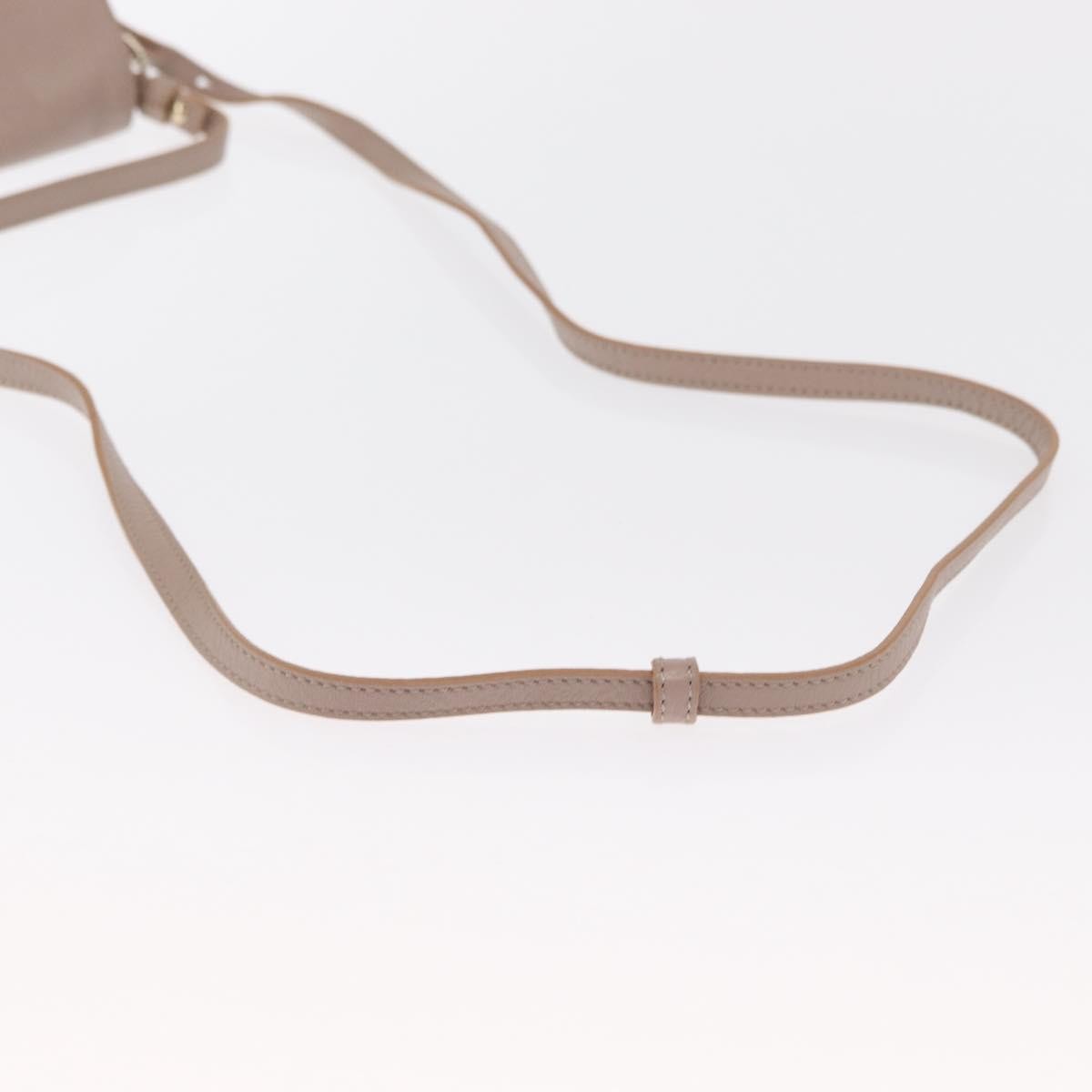 Chloe Lily Shoulder bag Leather, BEIGE, LEATHER, Handbag