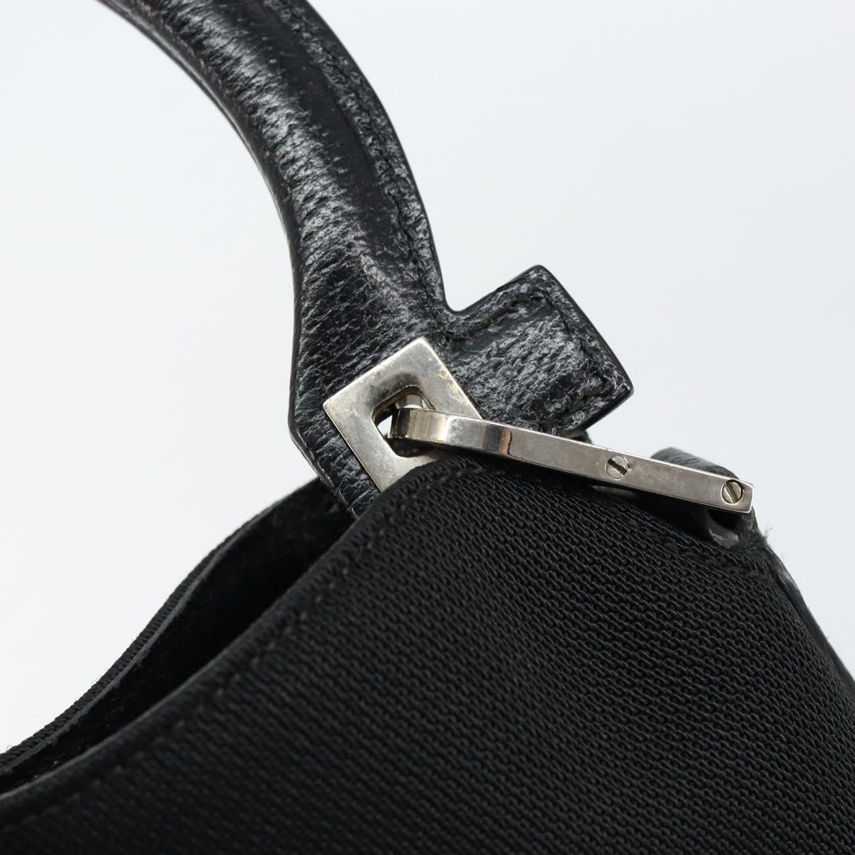 Salvatore Ferragamo Vintage Handbag Nylon, Black, Nylon, Handbag