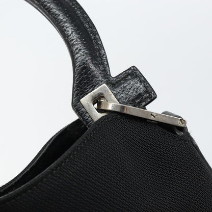 Salvatore Ferragamo Vintage Handbag Nylon, Black, Nylon, Handbag