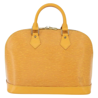 Louis Vuitton Alma Handbag Epi Leather, YELLOW, LEATHER, Handbag