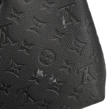 Louis Vuitton Marignan Handbag Monogram Empreinte Leather, BLACK, LEATHER, Handbag