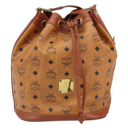 MCM Visetos Shoulder bag PVC, Brown, PVC, Shoulder Bag
