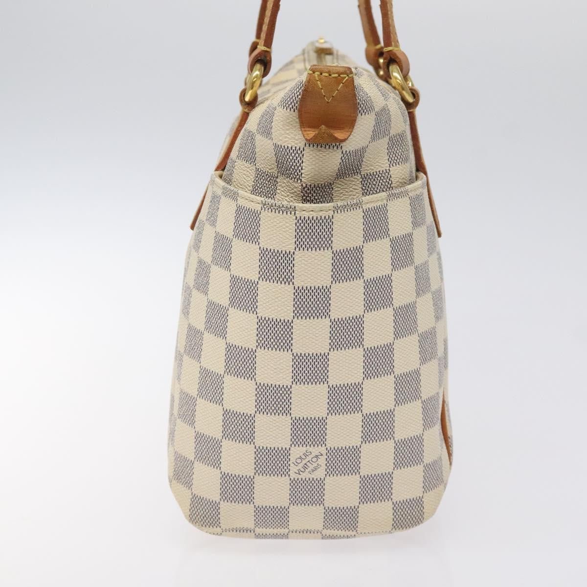 Louis Vuitton Totally Handbag Damier, WHITE, CANVAS, Tote bag