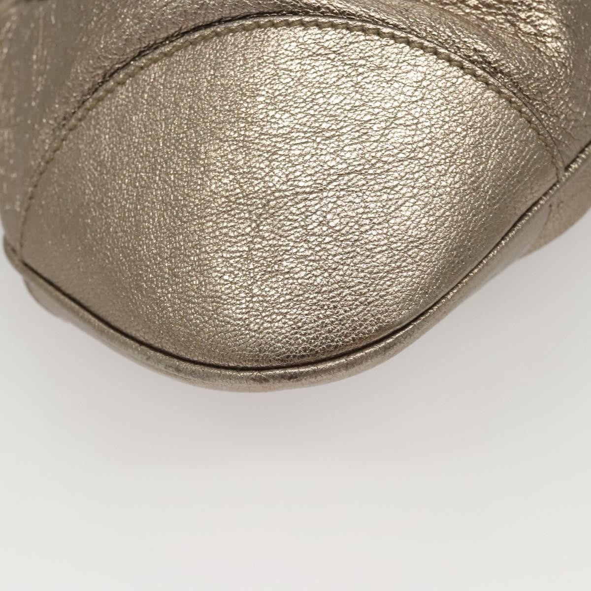 Salvatore Ferragamo Marisa Satchel Leather, GOLD, LEATHER, Handbag